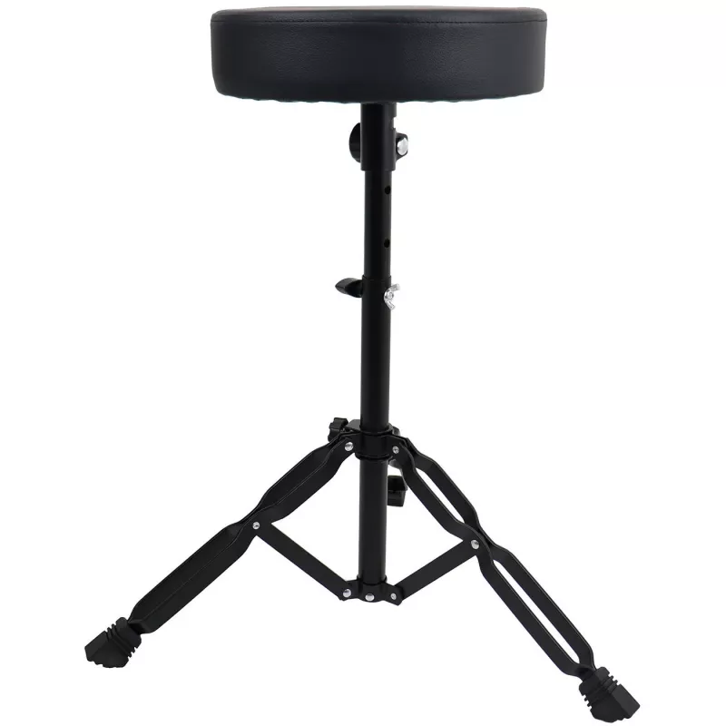 MOZOS PB02 Klappbarer Drumhocker / Thron, Schwarz, 280 mm Sitzfläche, 450-550 mm Höhe