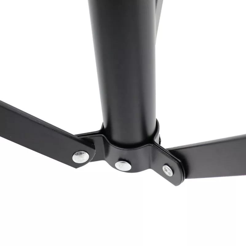 MOZOS PB02 Klappbarer Drumhocker / Thron, Schwarz, 280 mm Sitzfläche, 450-550 mm Höhe