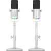 MOZOS GM-ONE Weißes Dynamisches Mikrofon USB XLR RGB LED