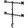 MOZOS MS04 VESA Tischhalterung für 4 Monitore 17-32 Zoll Schwarz