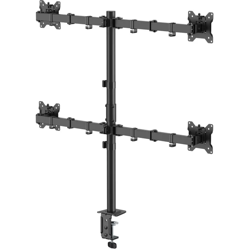 MOZOS MS04 VESA Tischhalterung für 4 Monitore 17-32 Zoll Schwarz