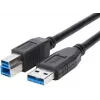 Brackton USB Type-A auf Type-B 5Gbps 3m Kabel - Schwarz
