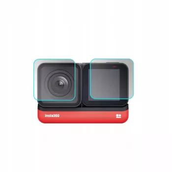 SUNNYLIFE 4x Displayschutzfolie aus gehärtetem Glas für Insta360 One R 4K Edition LCD-Display