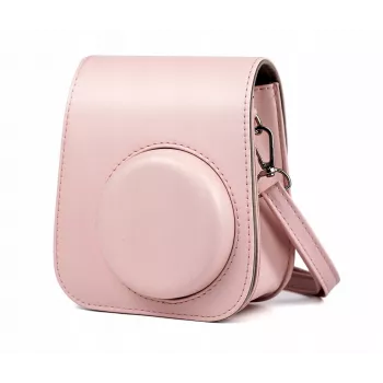 LOVEINSTANT 2-in-1 Set: Schutzhülle und Fotoalbum für Fuji Instax Mini 11 - Pink