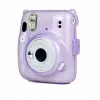 LOVEINSTANT Schutzhülle für Fujifilm Instax Mini 11 - Transparentes Lila Glitter