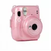 LOVEINSTANT Protective Case für Fujifilm Instax Mini 11 - Transparent Pink mit Glitter