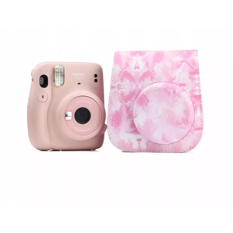 LOVEINSTANT Schutzhülle für Fujifilm Instax Mini 11 - Watercolor Pink Blurs