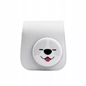 LOVEINSTANT Case Cover Pouch für Fujifilm Instax Mini 11 - Dog Design Grau