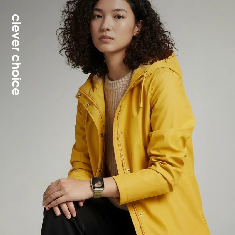 Crong Melange Magnetic Strap für Apple Watch 38/40/41/42 mm (Gelb Melange)