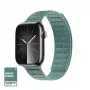 Crong Melange Magnetic Strap für Apple Watch 44/45/46/49 mm (Türkis Melange)
