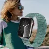 Crong Melange Magnetic Strap für Apple Watch 44/45/46/49 mm (Türkis Melange)