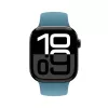 Crong Liquid Silicone Watch Strap for Apple Watch 38/40/41/42 mm - Marine Blue