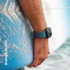 Crong Liquid Silicone Watch Strap for Apple Watch 38/40/41/42 mm - Marine Blue