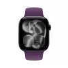 Crong Liquid Silicone Sport Band für Apple Watch 44/45/46/49 mm - Plum