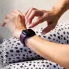 Crong Liquid Silicone Sport Band für Apple Watch 44/45/46/49 mm - Plum