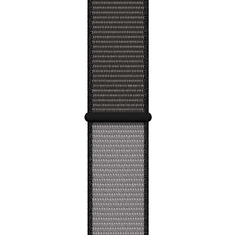 Crong Nylon Sport Loop für Apple Watch 44/45/46/49 mm (Night Grey)