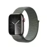 Crong Nylon Sport Band für Apple Watch 38/40/41/42 mm (Military Green)