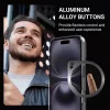 Crong Clear MAG Pro Case für Apple iPhone 16, MagSafe, Schwarz