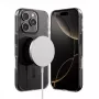 Crong Clear MAG Pro Case für iPhone 16 Pro MagSafe (Schwarz)
