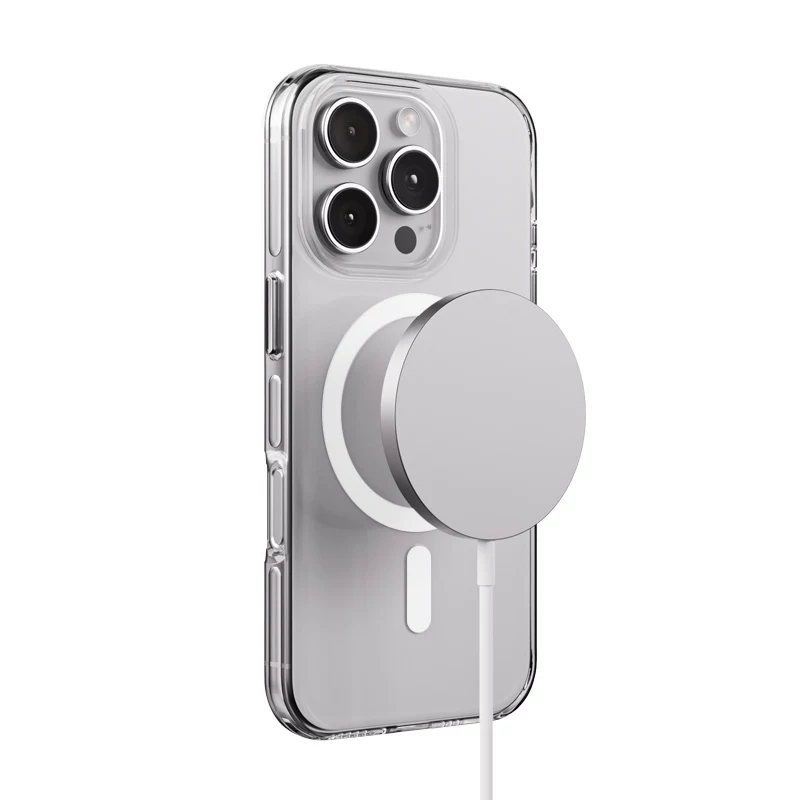 Crong Clear MAG Pro Case für iPhone 16 Pro Max mit MagSafe (Transparent)