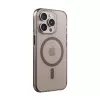 Crong Clear MAG Pro Case für iPhone 15 Pro mit MagSafe (Wüstenfarbe)