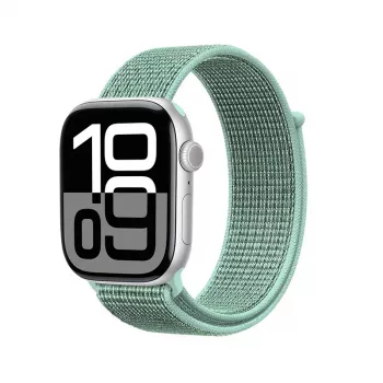 Crong Nylon Sport Loop für Apple Watch 38/40/41/42 mm Grün