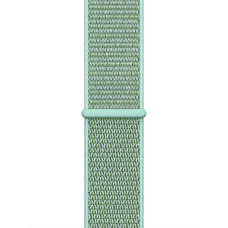 Crong Nylon Sport Loop für Apple Watch 38/40/41/42 mm Grün