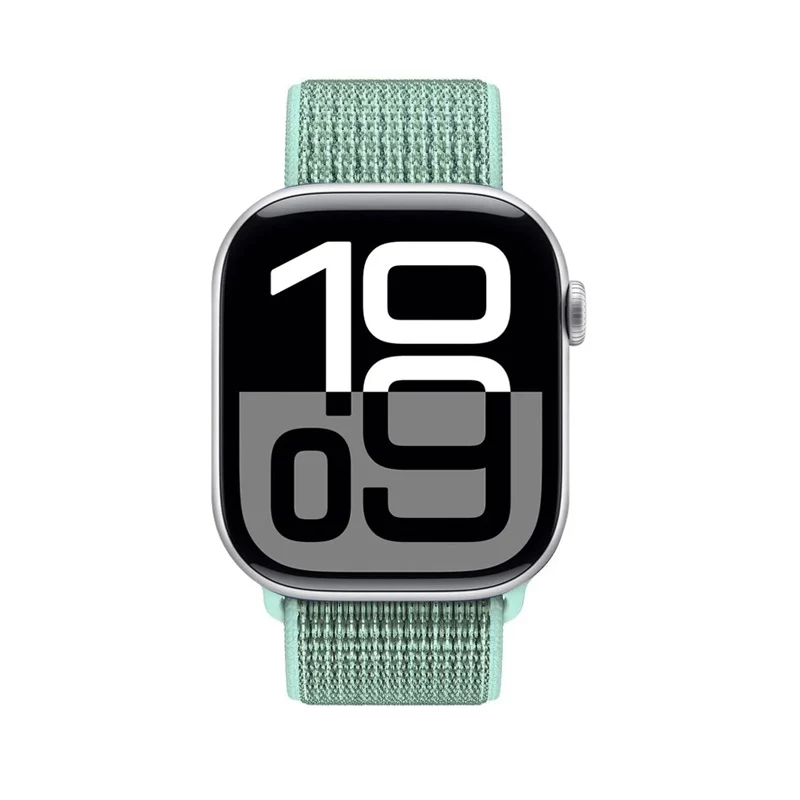 Crong Nylon Sport Loop für Apple Watch 38/40/41/42 mm Grün