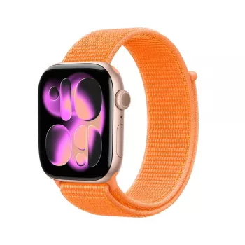 Crong Nylon Sport Loop für Apple Watch 38/40/41/42 mm Orange