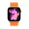 Crong Nylon Sport Loop für Apple Watch 38/40/41/42 mm Orange