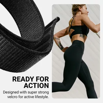 Crong Nylon Band für Apple Watch 38/40/41/42 mm Blau