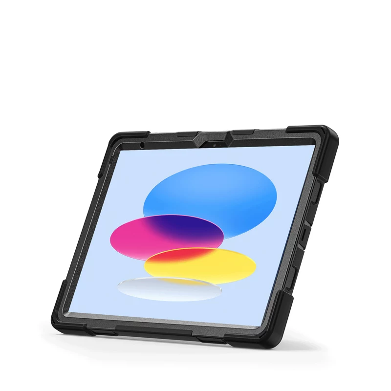 Crong Defender Plus Case für iPad 11 A16 (2025) / 10,9 inch (2022) Schwarz