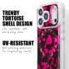 Crong Deluxe MAG Cover - Hülle für iPhone 17 Pro MagSafe (Pink Tortoise)