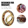 Crong Deluxe RING Holder - Magnetischer Telefon-Ringhalter für MagSafe (Schildpatt)