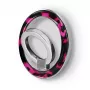 Crong Deluxe RING Holder - Magnetischer Telefon-Ringhalter MagSafe (Pink Tortoise)
