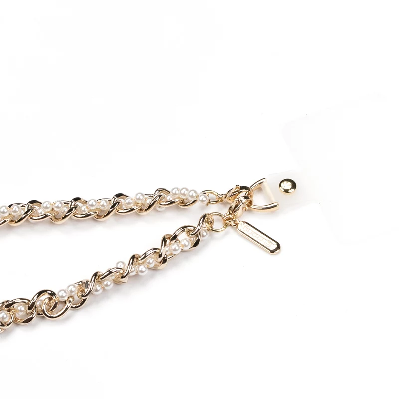 Crong Phone Charm Pearl Twist - Elegantes Lanyard für Handyhüllen