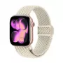 Crong Wave Band Geflochtenes Nylon-Armband für Apple Watch 38/40/41/42 mm (Beige)