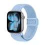 Crong Wave Band Geflochtener Nylon Solo Loop für Apple Watch 38/40/41/42 mm Blau