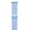 Crong Wave Band Geflochtener Nylon Solo Loop für Apple Watch 38/40/41/42 mm Blau