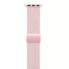Crong Wave Band Geflochtener Nylon Solo Loop für Apple Watch 38/40/41/42 mm Pink