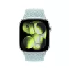 Crong Wave Band Geflochtenes Stoffarmband für Apple Watch 38/40/41/42 mm (Minze)
