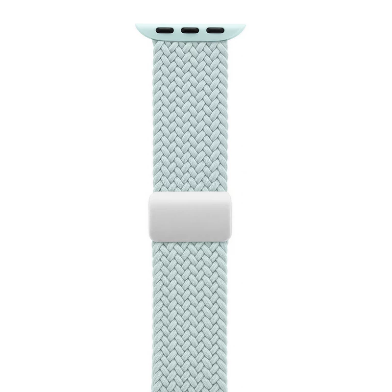 Crong Wave Band Braided Solo Loop für Apple Watch 44/45/46/49 mm (Mint)
