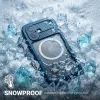 Crong Seal Cover Waterproof IP68 Case für iPhone 16 Pro (Marine)