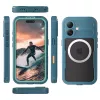 Crong Seal Cover IP68 wasserdichte Hülle für Apple iPhone 17 - Marineblau