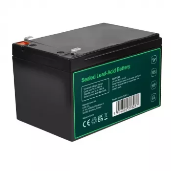 Greencell AGM VRLA 12V 12Ah Wartungsfreie Batterie für Registrierkasse, Spielzeug, Kamera (152x99x100mm)