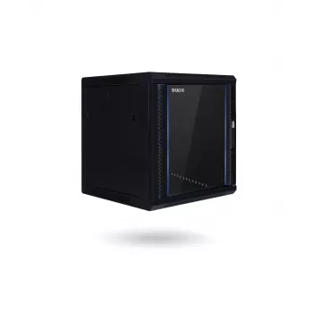 RACKTEL RL-6612WR 12U 600x600 Wandmontage-Rack-Gehäuse, Schwarz