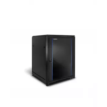 RACKTEL RL-6815SR 15U 600x800 Stand-Serverschrank, Schwarz