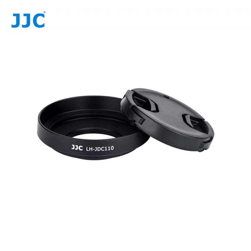 JJC 2-in-1 Schutzset Gegenlichtblende + Objektivdeckel für Canon G1X Mark III