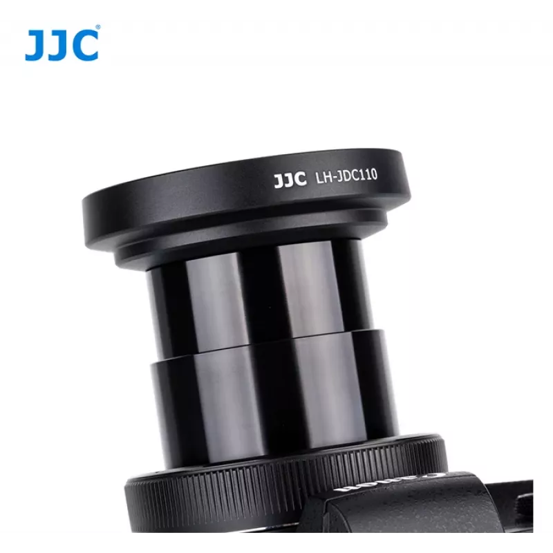 JJC 2-in-1 Schutzset Gegenlichtblende + Objektivdeckel für Canon G1X Mark III