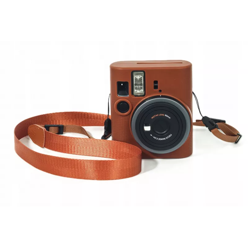 LOVEINSTANT Silikon-Schutzhülle für Fujifilm Instax Mini 41 - Braun